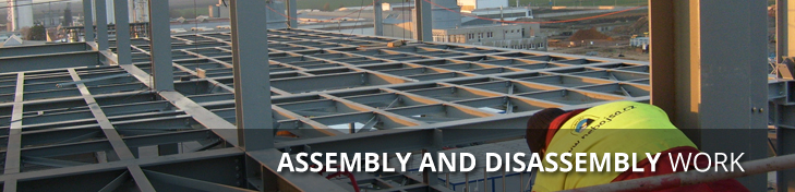 assembly and disassembly work 